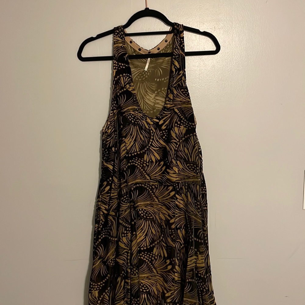 Free People Velvet Burnout dress